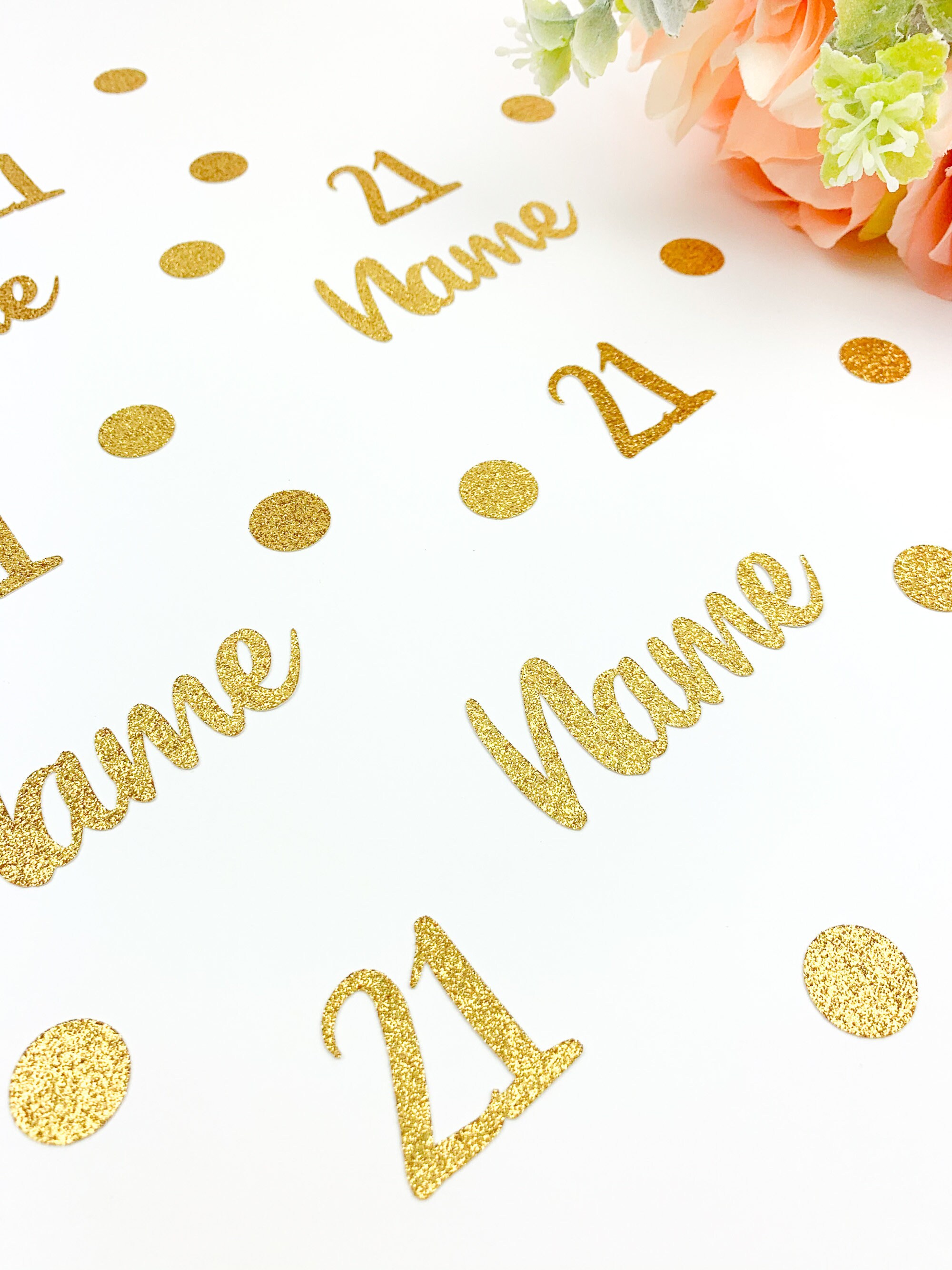 21st Birthday Confetti Custom Confetti Personalized Name & Etsy Canada
