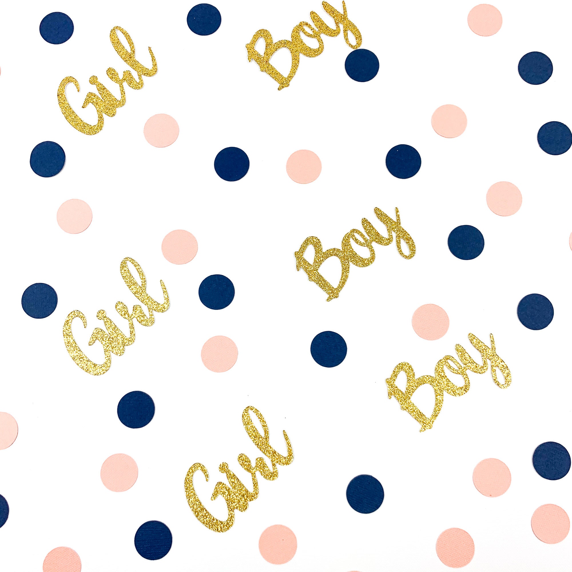 Gender Reveal Confetti. Boy and Girl Confetti. Table Decor for | Etsy