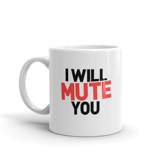 Audio Engineer Mug / Sound Engineer Gift / Gift For Sound Guys & Music Producers - "Mute"