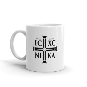Greek Orthodox Mug / Eastern Orthodox Gift / Gift For Orthodox Christians - XC IC NIKA