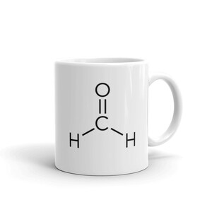 Mortician Mug / Funny Mortuary Science, Funeral Director & Undertaker Gift – Formaldehyde Molecule