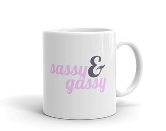 Taza intolerante a la lactosa / divertido regalo de intolerancia a la lactosa para las alergias a la leche – "Sassy"