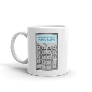 会計士 CPA マグカップ / 会計学生コーヒーマグ / CPA 向けの面白い会計士ギフト - 「控除」
