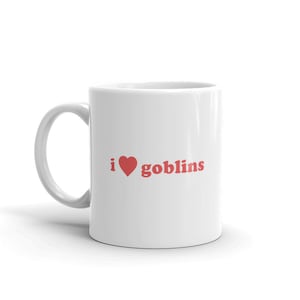Niedliche Kobold Tasse / Lustiges Kobold Geschenk / Fantasy Liebhaber Geschenk / Fantasy Kreatur Tasse