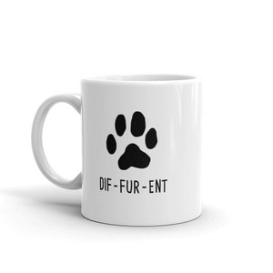 Funny Furry Mug, Cute Furry Fandom Gift, Anthro Fursona Mug, Anthropomorphism Gift