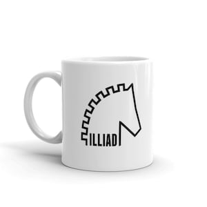 A caneca da Ilíada / presente da mitologia grega antiga para professores, professores e historiadores