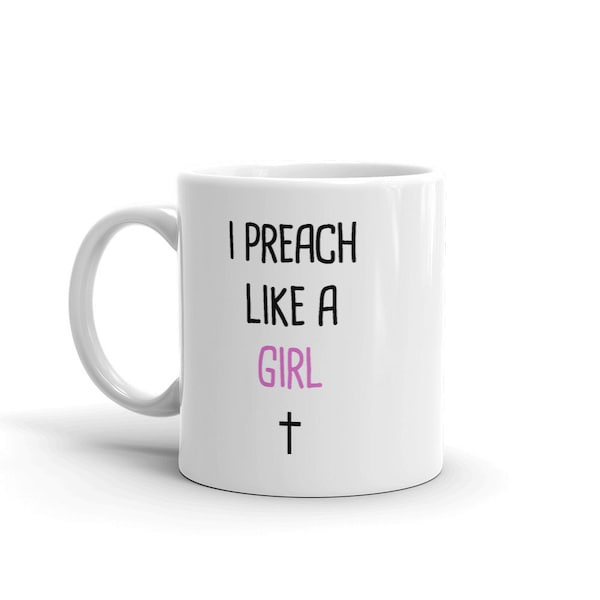 Woman Pastor Mug, Funny Christian Youth Pastor Gift, Nondenominational Christianity Mug