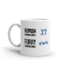 Funny Furry Mug / Anthro Gift For Furries & Therians – 'OwO Chromosomes' 