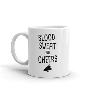 Funny Cheerleader Mug / Cute Cheerleading Gift – &quot;Cheers&quot;