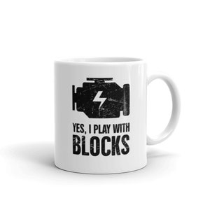 Mechanic Mug / Funny Car Mechanic Gift – Distressed Print