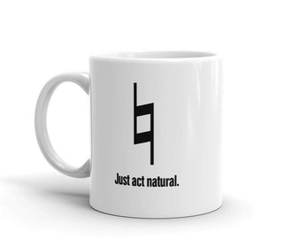 Music Teacher Mug, Music Teacher Gift, Funny Music Instructor Gift, Piano Teacher Mug - "Natural"