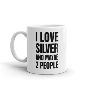 Silverbug Gift / Silver Collecting Mug / Silver Collector & Funny Silver Investing Coffee Mug