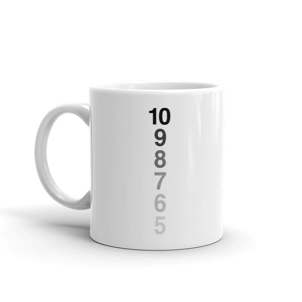 Funny Anesthesiologist Mug / Anesthesiology Gift For Anesthesiologists - "Countdown"