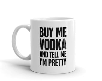 Regalo de coleccionista de vodka / Taza de vodka divertida / Regalo de coleccionismo de vodka - Amante del vodka