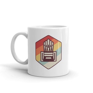 Retro Church Organist Gift / Funny Church Organ Player Mug / Organist Mug – &quot;Retro Vintage&quot;