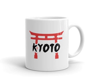 Japan Kyoto Mug / Japonés Kyoto Torii Gate Regalo – Región Kansai de Honshu