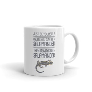Pert Tiger Salamander Mug / Funny Amphibian Gift for Animal Lovers & Herpetologists