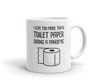 Caneca namorado/caneca namorada/presente engraçado para namorado/namorada – "Papel higiênico"