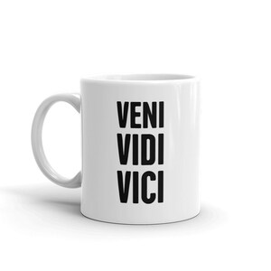Julius Caesar Mug / Veni Vidi Vidi / Ancient Roman History Gift For History Professors, Teachers, and Historians