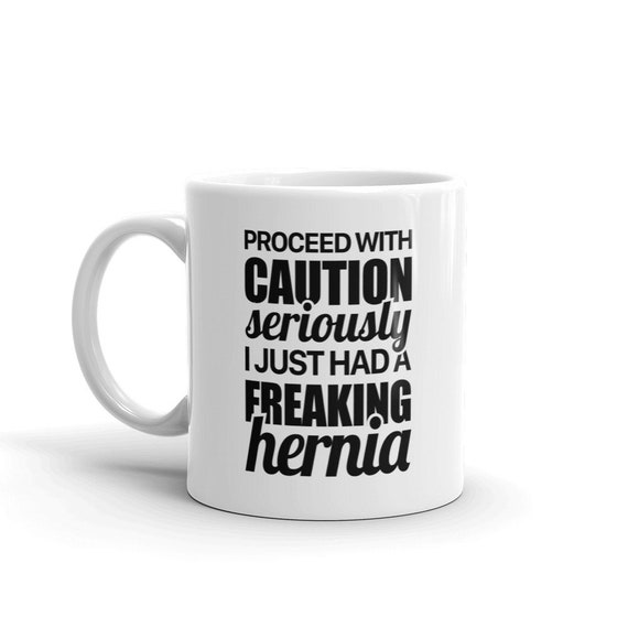 Hernia Mug / Funny Hernia Recovery Get Well Soon Gift Etsy