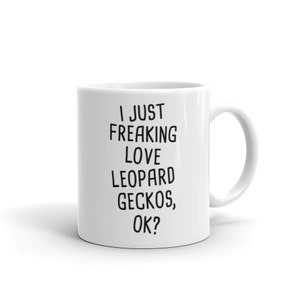 Funny Leopard Gecko Mug / Pet Leopard Gecko Gift
