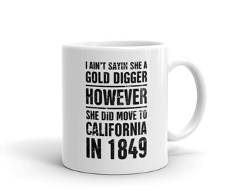 Funny History Nerd Mug / Historian & California History Teacher Gift – Distressed Print