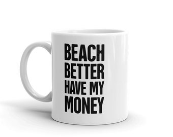 Beachcombing Metal Detecting Mug, Metal Detector Gift, Funny Metal Detectorist Gift, Treasure Hunter Mug
