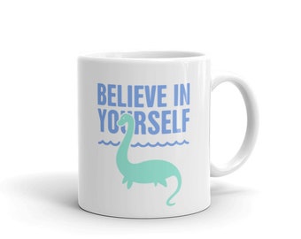 Loch Ness Monster Mug / Funny & Cute Cryptid Nessie Gift