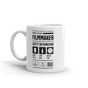 Distressed Filmmaker Mug, Film Director & Film Student Gift, Screenwriter Mug, Movie Producer Gift