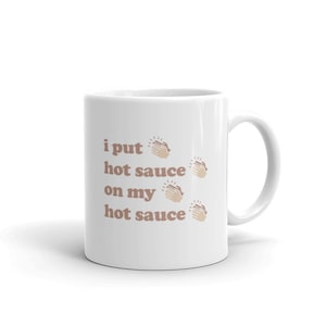 Hot Sauce Mug / Pepper Sauce Gift for Hot Sauce Makers & Spicy Enthusiasts