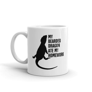 Bearded Dragon Mug / Funny Pet Beardie Gift For Bearded Dragon Owners