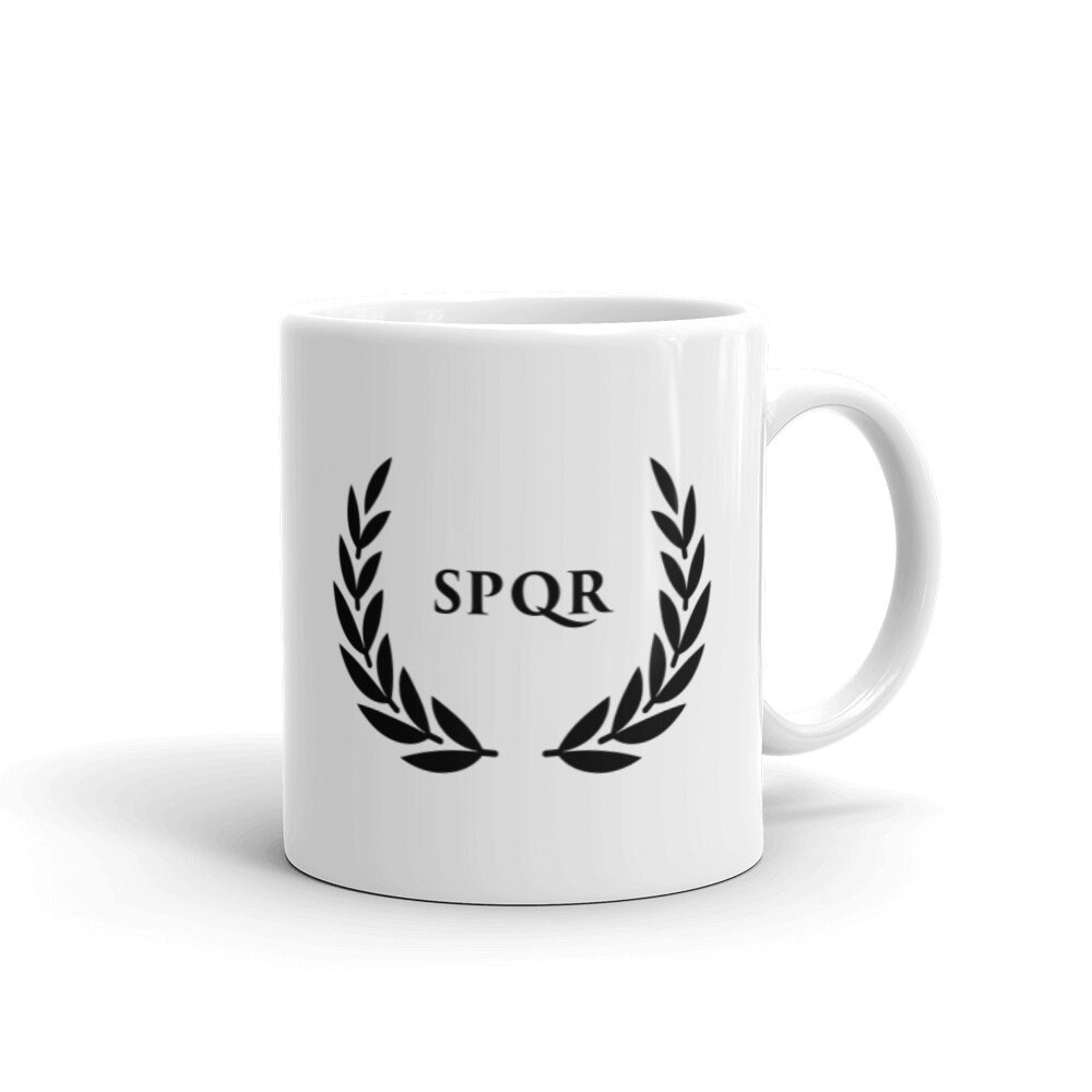 Tazza Ceramica SPQR 350ml – Esercito Romano Impero, Mug Da Collezione