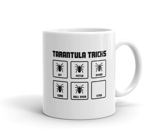 Taza de tarántula / regalo de araña arácnida para propietarios de artrópodos de mascotas