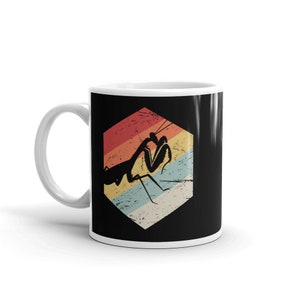 Retro Distressed Beten Mantis Becher, coole Bug & Insekt Geschenk, Entomologie Becher