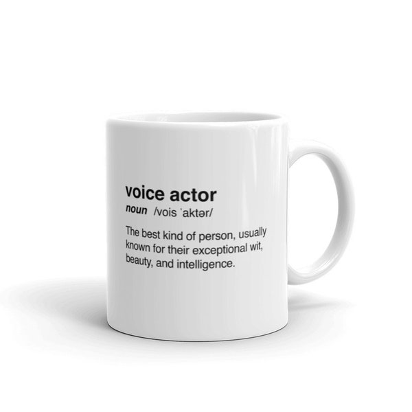 Voice-Over Artist Mug / Funny Voice Actor Gift