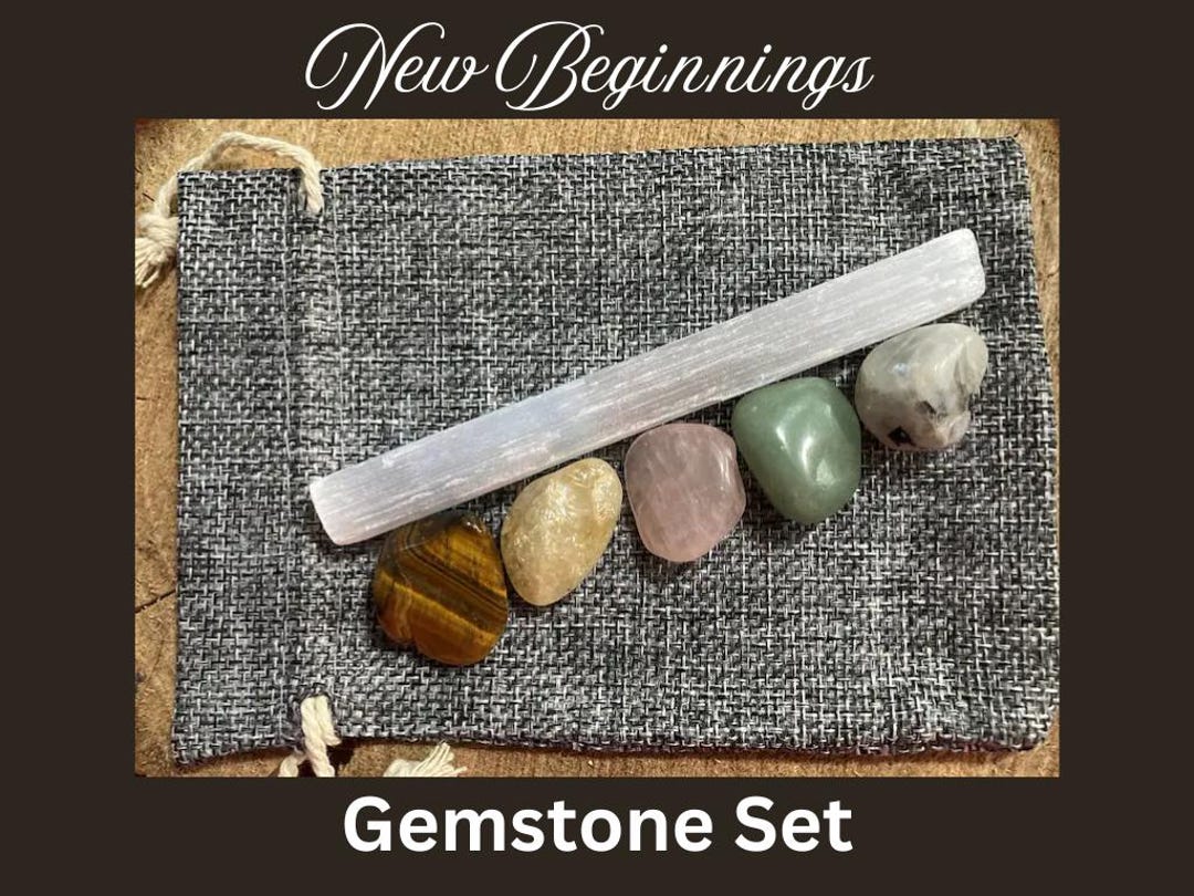 New Beginnings Crystal Tumbled Set Gemstone Kit Interview Promotion ...
