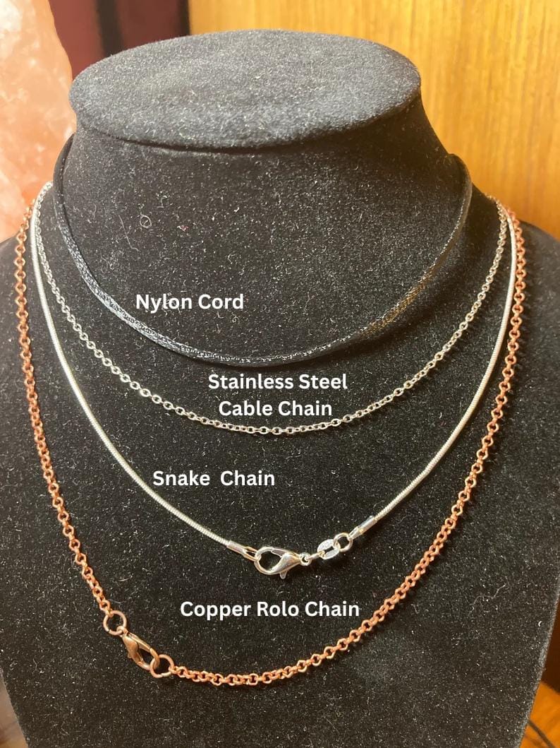 Triple Protection Necklace Copper Wire Wrapped Pendant Empath Support Repel Negativity Amulet Handmade Gift Obsidian Labradorite Hematite image 10