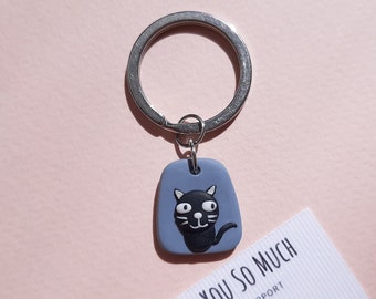 Self Defense Cat Keychain Etsy