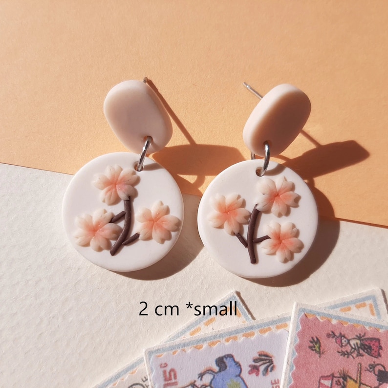 Cute Sakura earrings