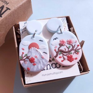 Landscape earrings