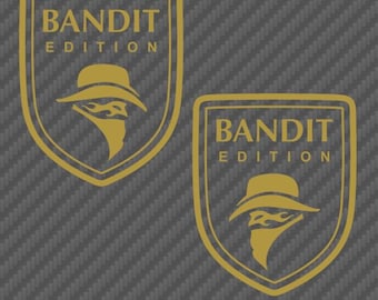 Bandit Edition Pontiac Firebird Inspired Vinyl Decal Sticker Pair - Choose Color