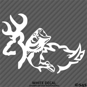 Herten, vissen, varkens jagen auto/SUV/Truck Hunter vinyl sticker sticker - kies kleur/maat