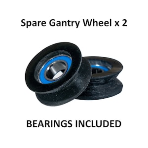 Glowforge Laser Carriage Replacement Gantry Wheel WITH 12MM Bearing (2 Pack)