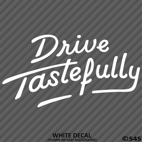 Drive Tastefully Automotive 4x4 Off-Road Sports Car Vinyl Decal Sticker - Choose Color