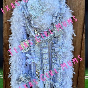 Triple Homecoming Mum (Senior Bling Shown)