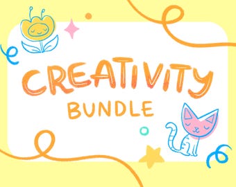 Kids Drawing Activity Pages: Creativity Bundle (Digital Download)