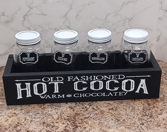 Hot Cocoa Box, Hot Cocoa Tray, Old Fashioned Hot Cocoa, Hot Cocoa Bar, Hot Chocolate Station