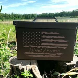 Personalized Ammo Box, Groomsmen&#39;s Gift, Gift for DAD, Gift for Him, Military Gift, Gift for Outdoorsmen, Engraved Ammo Can, Unique