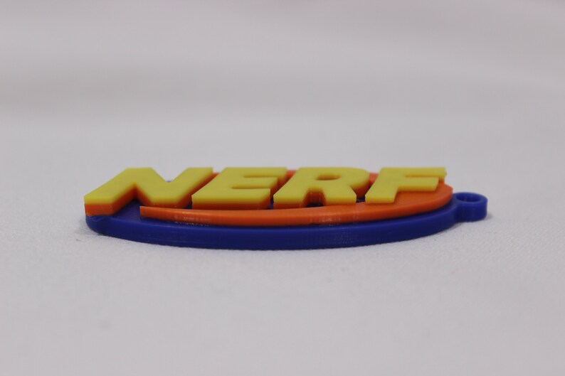 Nerf Keychain/blaster Ornament 3dprinted Etsy