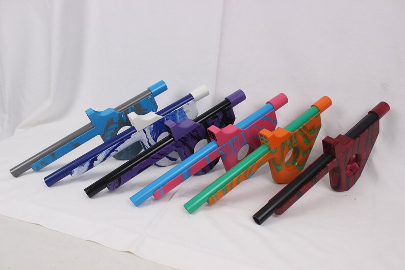 Nerf Dart/mini Marshmellow Blowgun Launchers 3dprinted Swirl Etsy